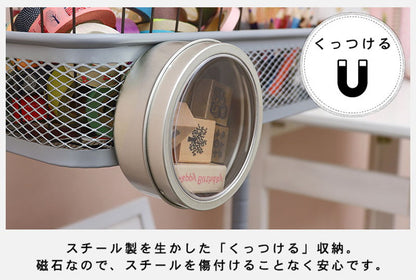 キッチンワゴン 3段 幅38cm 奥行26cm 高さ調節 マルチワゴン バスケットワゴン スリム キャスター付き キッチン収納 くすみカラー 韓国インテリア かわいい おしゃれ(代引不可)