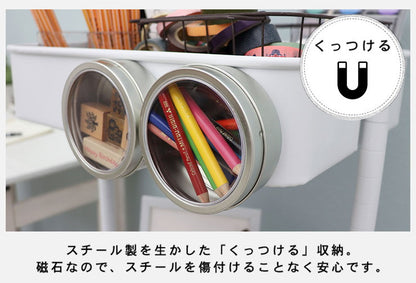 キッチンワゴン 3段 幅42cm 奥行36cm 高さ調節 マルチワゴン バスケットワゴン スリム キャスター付き キッチン収納 くすみカラー 韓国インテリア かわいい おしゃれ(代引不可)