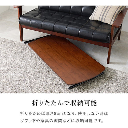 リフティングテーブル 100×50cm 5段階高さ調節 天然木突板 ソファテーブル ローテーブル センターテーブル 昇降テーブル 机(代引不可)