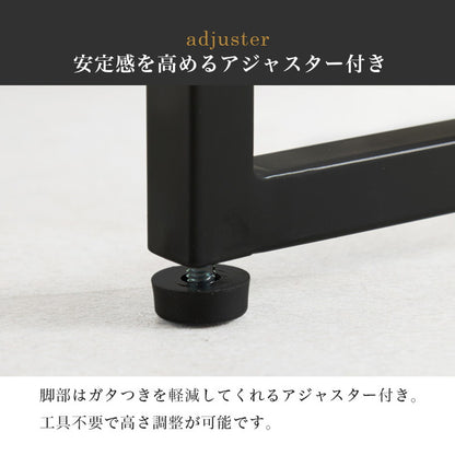 コンクリート調 サイドテーブル コの字 幅45 ソファテーブル コンパクト スリム ナイトテーブル ベッドサイド スチール脚 コンクリート柄 セラミック柄 グレー モノトーン おしゃれ(代引不可)