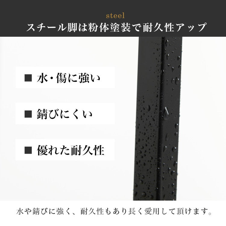 コンクリート調 サイドテーブル コの字 幅45 ソファテーブル コンパクト スリム ナイトテーブル ベッドサイド スチール脚 コンクリート柄 セラミック柄 グレー モノトーン おしゃれ(代引不可)