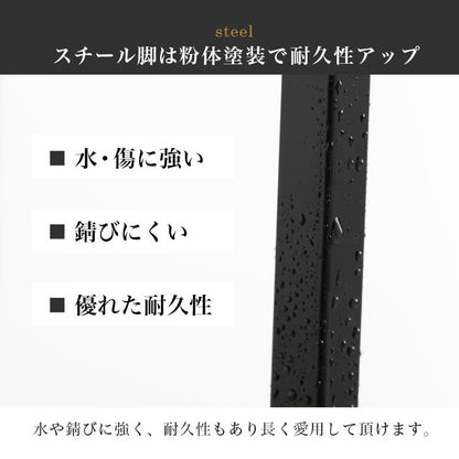 コンクリート調 サイドテーブル コの字 幅45 ソファテーブル コンパクト スリム ナイトテーブル ベッドサイド スチール脚 コンクリート柄 セラミック柄 グレー モノトーン おしゃれ(代引不可)