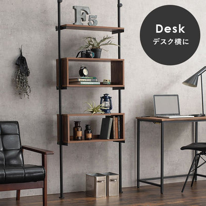 突っ張り棚 幅70cm つっぱり ディスプレイラック おしゃれ 北欧 突張り 収納 棚 パーテーション 間仕切り ウォールシェルフ 壁面収納 高さ調整 調節 キッチン 玄関(代引不可)