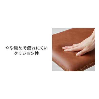 ダイニングベンチ 幅110 ヴィンテージ調 ベンチ 椅子 チェア ダイニングベンチ単品 PVCレザー 合成皮革 スチール脚 モダン インダストリアル 北欧 おしゃれ お手入れ簡単 食卓椅子 食卓チェア(代引不可)