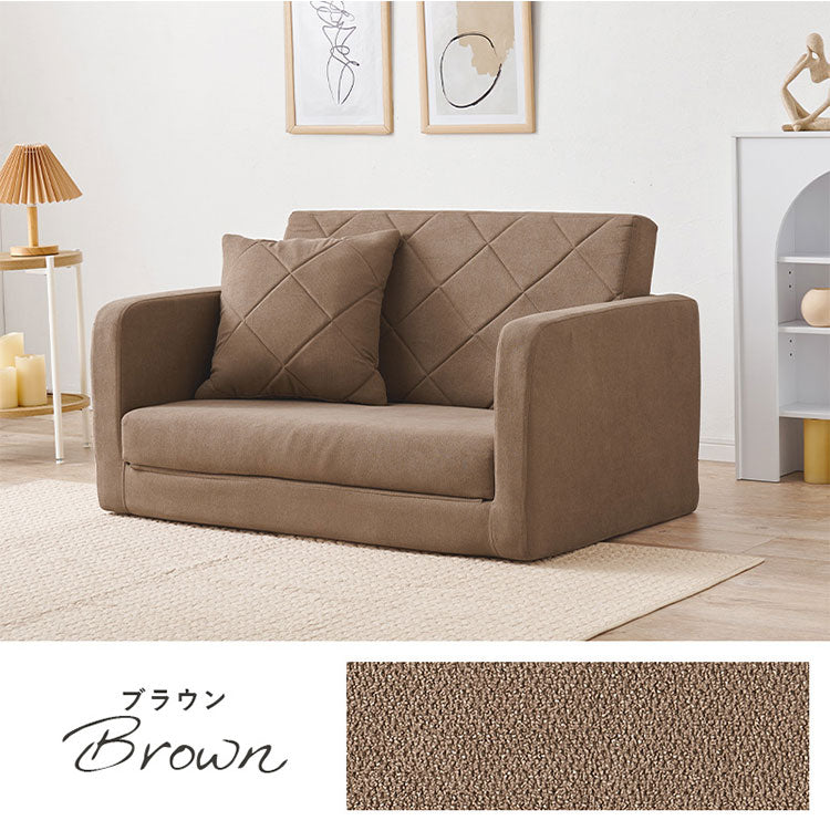 座面が広がる2wayソファベッド 幅110cm ゆったり座面 ロータイプ 折りたたみ ソファベッド ソファーベッド ごろ寝ソファ ローソファ フロアソファ 肘付き 背もたれ シンプル 北欧 おしゃれ(代引不可)