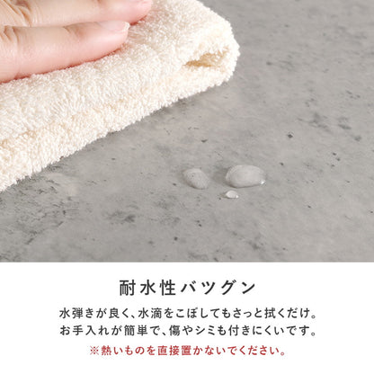 サイドテーブル 大理石調 木目調 直径30cm 円形 丸テーブル 棚付き ラック テーブル ソファサイド ベッドサイド マーブル調 コンクリート調 北欧 おしゃれ(代引不可)