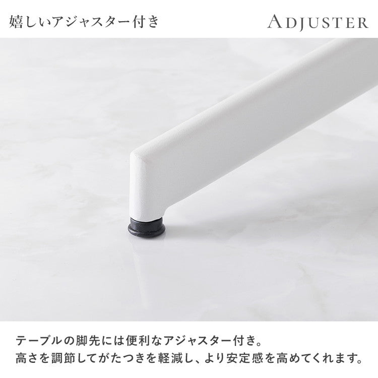 カフェテーブル 直径65cm 円形 テーブル 白 ホワイト 大理石調 机 丸テーブル 円形テーブル モダン 北欧 モノトーン シンプル おしゃれ(代引不可)