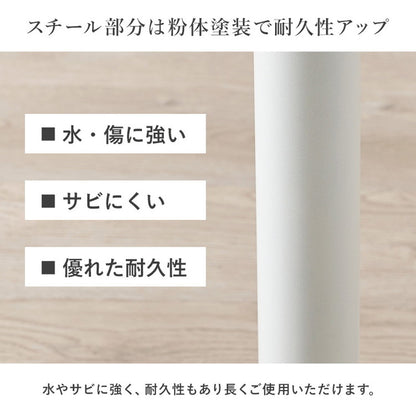 カフェテーブル 直径65cm 円形 テーブル 白 ホワイト 大理石調 机 丸テーブル 円形テーブル モダン 北欧 モノトーン シンプル おしゃれ(代引不可)