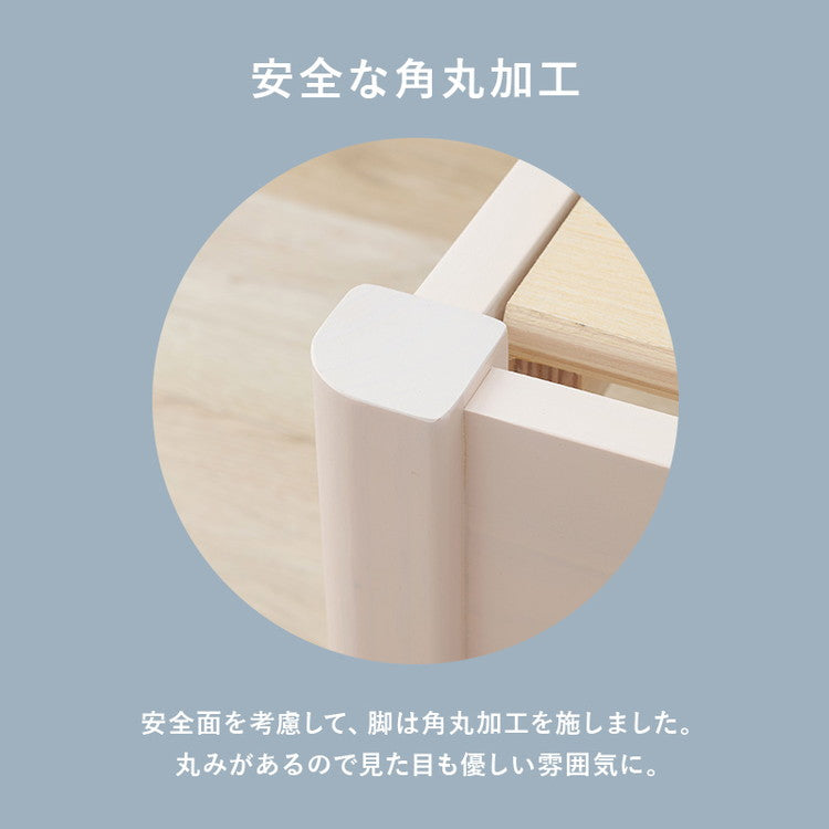 工具不要・簡単組立 すのこベッド セミダブル 耐荷重200kg 棚なし ベッドフレーム 木製 頑丈 北欧 ネジ無し シンプル おしゃれ 新生活(代引不可)