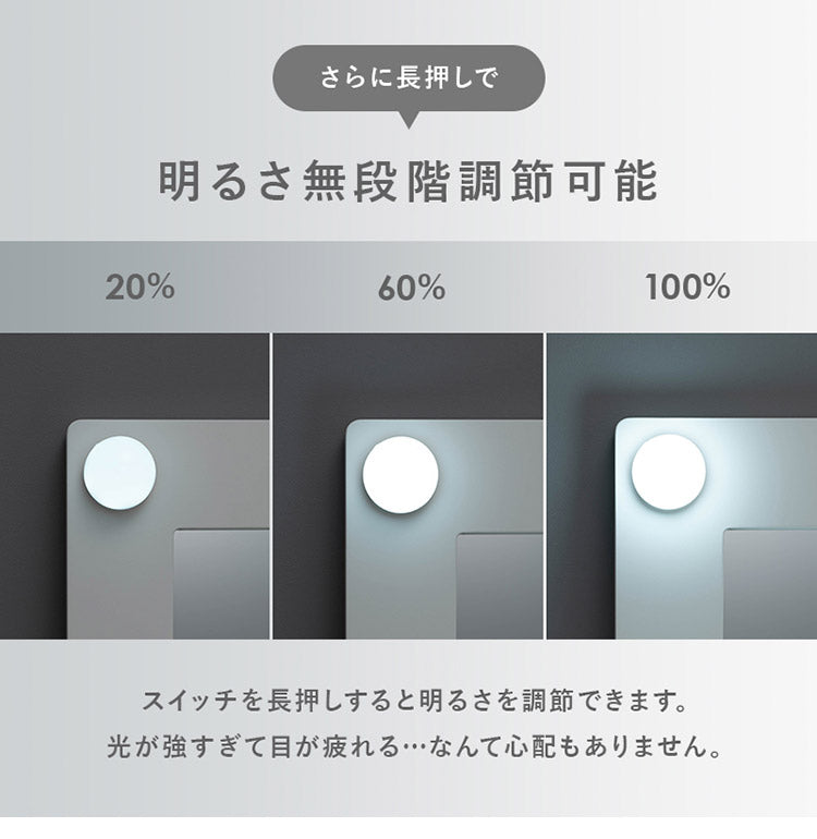 LEDライト付き 女優ドレッサー スツールセット 3色ライト 照明 正方形 ミラー 鏡 メイク 白 ホワイト おしゃれ かわいい 可愛い(代引不可)