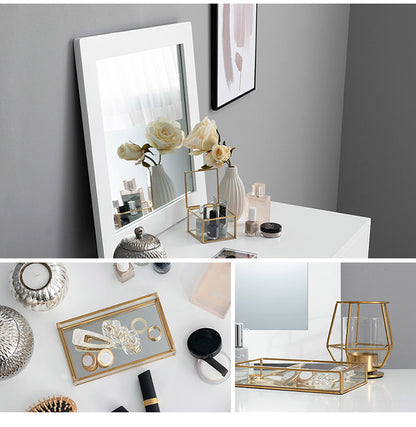 女優ドレッサー スツールセット 正方形 ミラー 鏡 メイク 白 ホワイト おしゃれ かわいい 可愛い ライトなし仕様(代引不可)