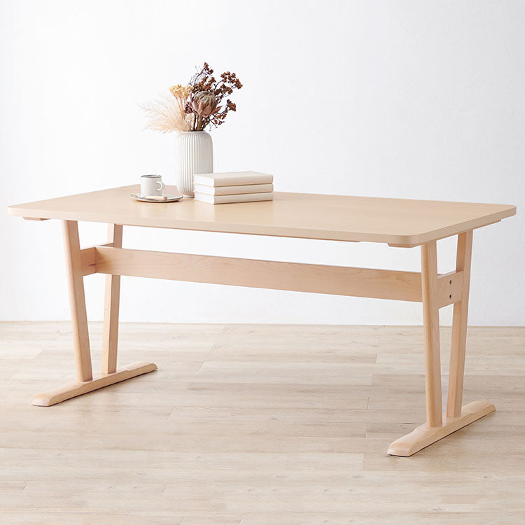 ダイニングテーブル 145×80 ゆったり天板 ロータイプ 天然木 ビーチ材 ダイニング 机 リビング 可愛い かわいい シンプル 北欧 モダン おしゃれ(代引不可)