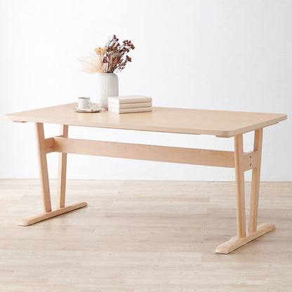 ダイニングテーブル 145×80 ゆったり天板 ロータイプ 天然木 ビーチ材 ダイニング 机 リビング 可愛い かわいい シンプル 北欧 モダン おしゃれ(代引不可)