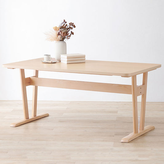 ダイニングテーブル 145×80 ゆったり天板 ロータイプ 天然木 ビーチ材 ダイニング 机 リビング 可愛い かわいい シンプル 北欧 モダン おしゃれ(代引不可)