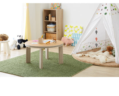 こたつテーブル 折れ脚 円形68cm カジュアルこたつ 丸型 リバーシブル天板 炬燵 北欧 おしゃれ かわいい オールシーズン こたつ センターテーブル ローテーブル あったか コンパクト(代引不可)