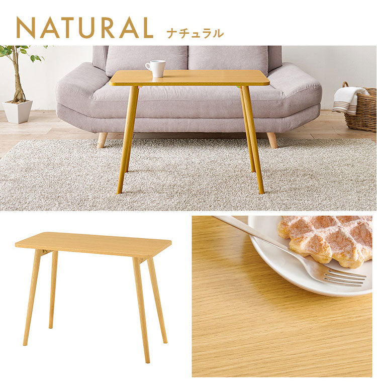センターテーブル 高さ60cm ハイタイプ 折れ脚 折りたたみテーブル 北欧 おしゃれ 天然木 ソファテーブル ハイテーブル 机 一人暮らし 新生活 リビング ダイニング 食事 作業(代引不可)