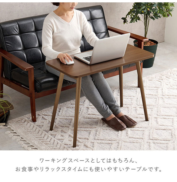 センターテーブル 高さ60cm ハイタイプ 折れ脚 折りたたみテーブル 北欧 おしゃれ 天然木 ソファテーブル ハイテーブル 机 一人暮らし 新生活 リビング ダイニング 食事 作業(代引不可)