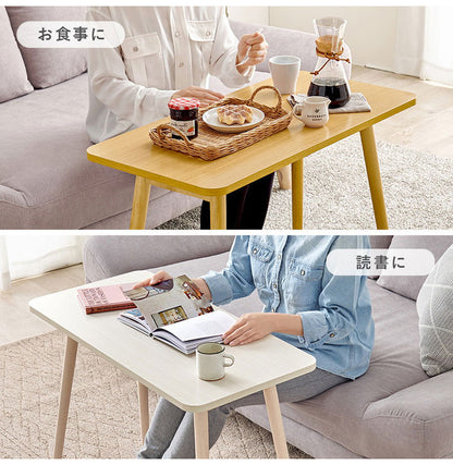 センターテーブル 高さ60cm ハイタイプ 折れ脚 折りたたみテーブル 北欧 おしゃれ 天然木 ソファテーブル ハイテーブル 机 一人暮らし 新生活 リビング ダイニング 食事 作業(代引不可)