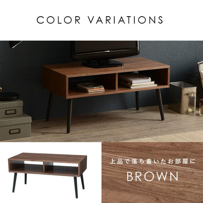 ローテーブル 幅80cm オープンタイプ 天然木 タモ材 ウォールナット UV塗装 収納 リビングテーブル センターテーブル 白 ホワイト 韓国インテリア おしゃれ(代引不可)