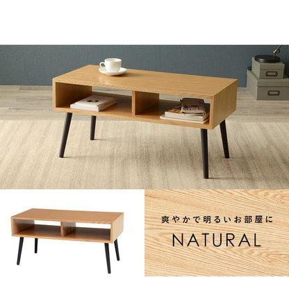 ローテーブル 幅80cm オープンタイプ 天然木 タモ材 ウォールナット UV塗装 収納 リビングテーブル センターテーブル 白 ホワイト 韓国インテリア おしゃれ(代引不可)