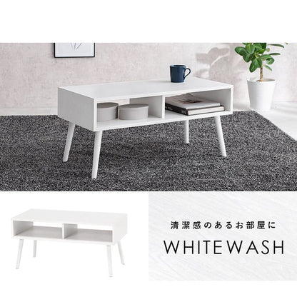 ローテーブル 幅80cm オープンタイプ 天然木 タモ材 ウォールナット UV塗装 収納 リビングテーブル センターテーブル 白 ホワイト 韓国インテリア おしゃれ(代引不可)