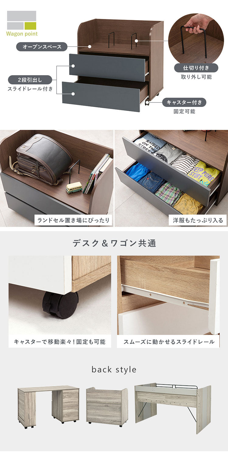 システムベッドデスク ベッド&デスク&ラック 3点セット システムベッド 子供部屋 収納 ロータイプ ロフトベッド シングルベッド 学習机 ランドセルラック(代引不可)