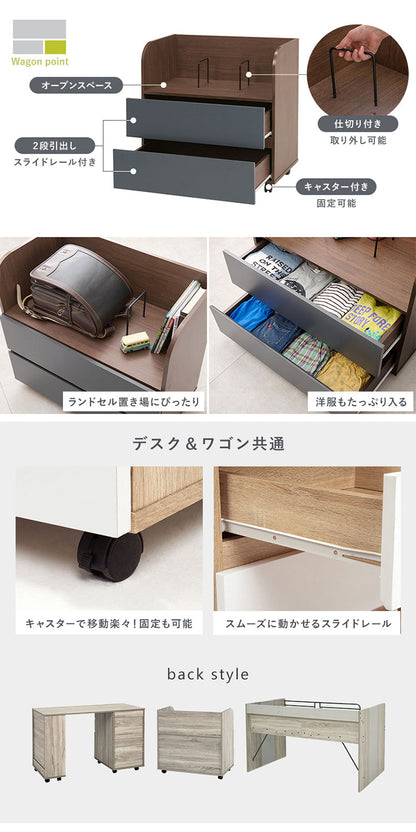 システムベッドデスク ベッド&デスク&ラック 3点セット システムベッド 子供部屋 収納 ロータイプ ロフトベッド シングルベッド 学習机 ランドセルラック(代引不可)