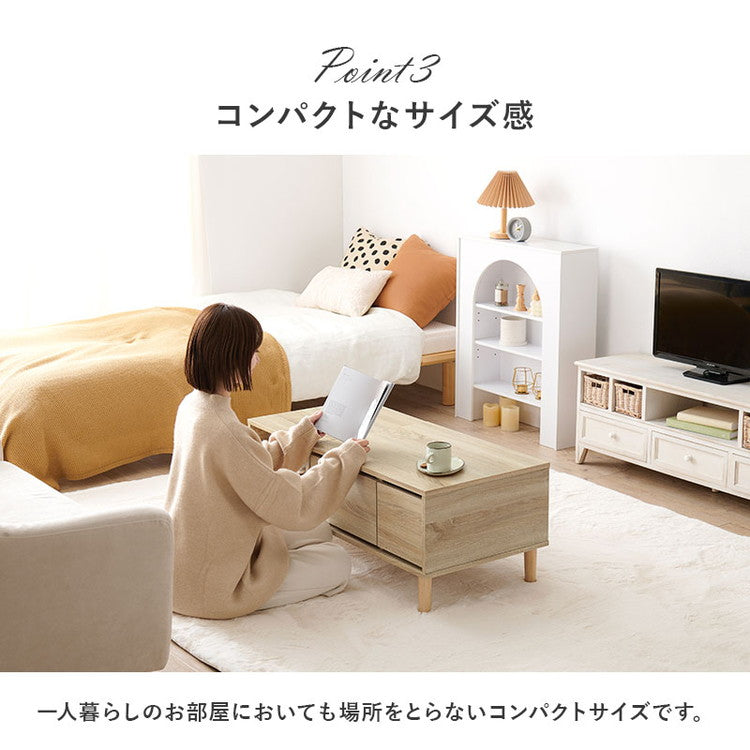 コスメテーブル 幅95 奥行45 高さ38 センターテーブル ドレッサー ローテーブル 北欧 シンプル おしゃれ 白 ホワイト 大理石調 韓国インテリア(代引不可)