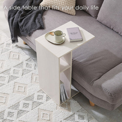 2WAY 棚付き サイドテーブル ローテーブル コの字 ラック センターテーブル ソファサイド ベッドサイド 棚 シェルフ ラック 収納 北欧 おしゃれ(代引不可)