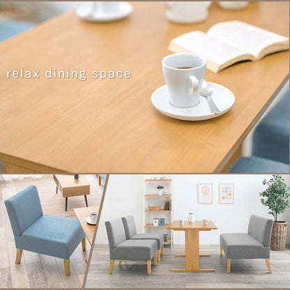 ゆったりロータイプ ダイニング5点セット テーブル+チェア4脚 くつろぎソファダイニング ダイニングテーブル ダイニングチェア ダイニングセット ダイニング 5点セット イス 椅子 チェア(代引不可)