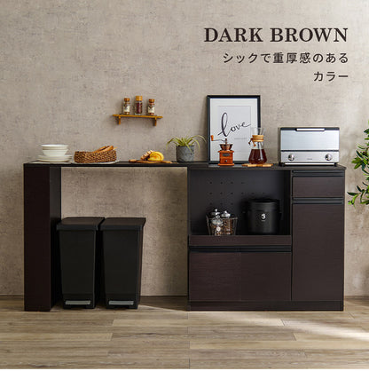 伸縮キッチンカウンター 2点セット 幅104~178 2口コンセント スライド棚 引出し 扉収納 キッチン収納 キャビネット 食器棚 レンジ台 レンジボード ごみ箱上ラック ゴミ箱上ラック おしゃれ(代引不可)