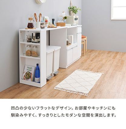 伸縮キッチンカウンター 2点セット 幅104~178 2口コンセント スライド棚 引出し 扉収納 キッチン収納 キャビネット 食器棚 レンジ台 レンジボード ごみ箱上ラック ゴミ箱上ラック おしゃれ(代引不可)