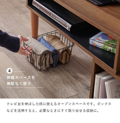 伸縮式 テレビ台 幅75~幅135 スライドテレビ台 24~32型対応 テレビボード ローボード TV台 伸縮 コーナーテレビ台 L字 ディスプレイ ラック 棚 収納 シンプル 北欧 おしゃれ(代引不可)