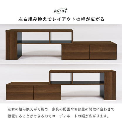 伸縮式 テレビ台 幅95~幅169 スライドテレビ台 24~40型対応 大容量 テレビボード ローボード TV台 伸縮 コーナーテレビ台 L字 ディスプレイ ラック 棚 収納 シンプル 北欧 おしゃれ(代引不可)