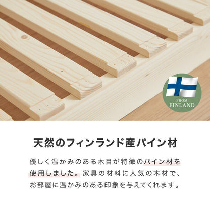 パレットベッド ダブル 天然木パイン 簡単 組み替え 12枚セット 分割式 すのこベッド 耐荷重350kg ローベッド ベッドフレーム フロアベッド ステージベッド 床面用 おしゃれ(代引不可)