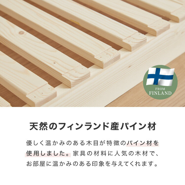 追加パレット 2枚セット 60cm×50cm パレットベッド専用 すのこ 天然木パイン 簡単 組み替え 分割式 ヘッドボード サイドテーブル 床面用 おしゃれ(代引不可)