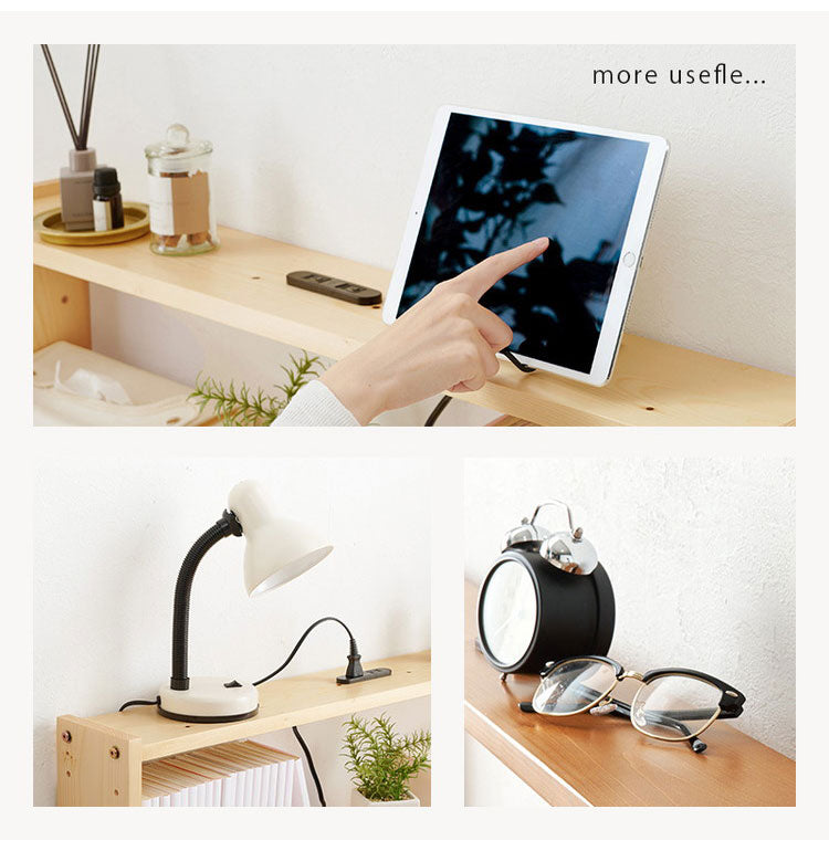 天然木 後付けヘッドボード 高さ調節式 セミダブル 幅120cm コンセント付き 薄型 スリム 壁付け 可動棚式 ベッド用 ローベッド用 ヘッドボード 単品 本棚 ラック 書棚(代引不可)