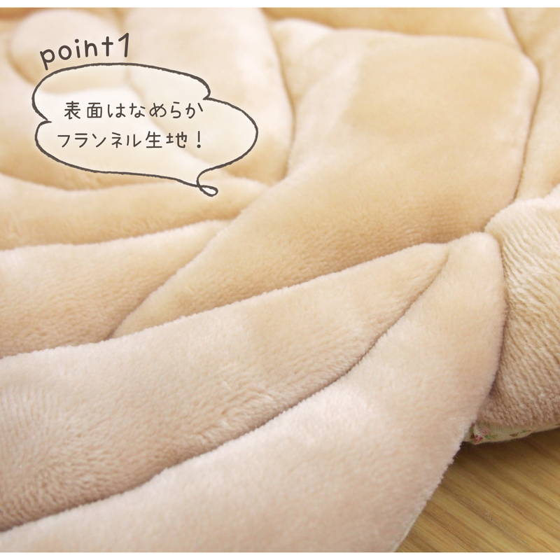 クッション バラ柄 姫系 座布団 ローズ 45×45cm とろける肌触り シートクッション 子供部屋 女の子 かわいい おしゃれ(代引不可)