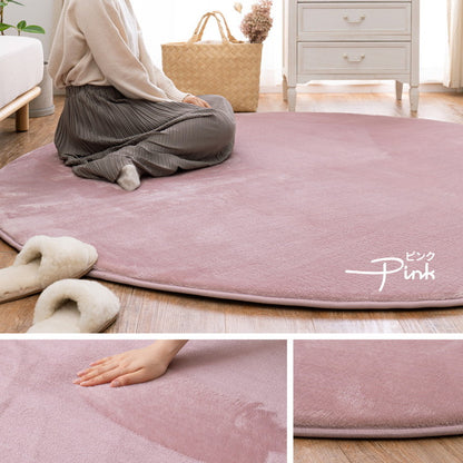 撥水加工ラグ メレンゲタッチ 低反発ラグ 185×185cm 正方形 2畳 ラグマット ラグ こたつ敷き おしゃれ ウレタン入り 滑り止め付き 手洗いOK ホットカーペットカバー 無地 ふっくら はっ水 厚手 秋冬(代引不可)