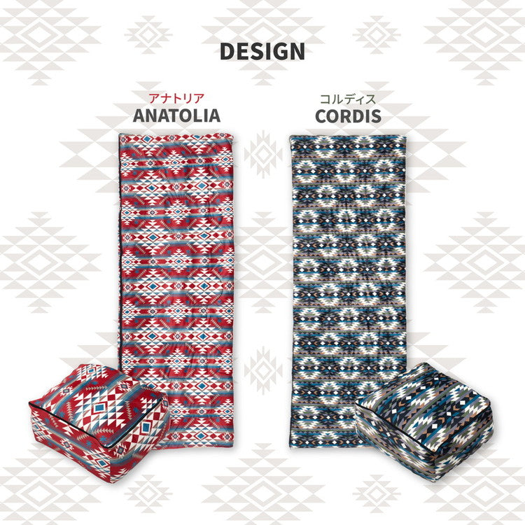 2WAY 寝袋ブランケット クッションシュラフ 寝袋 ブランケット アウトドア キャンプ お家キャンプ ベランピング 防災グッズ 車中泊 毛布(代引不可)