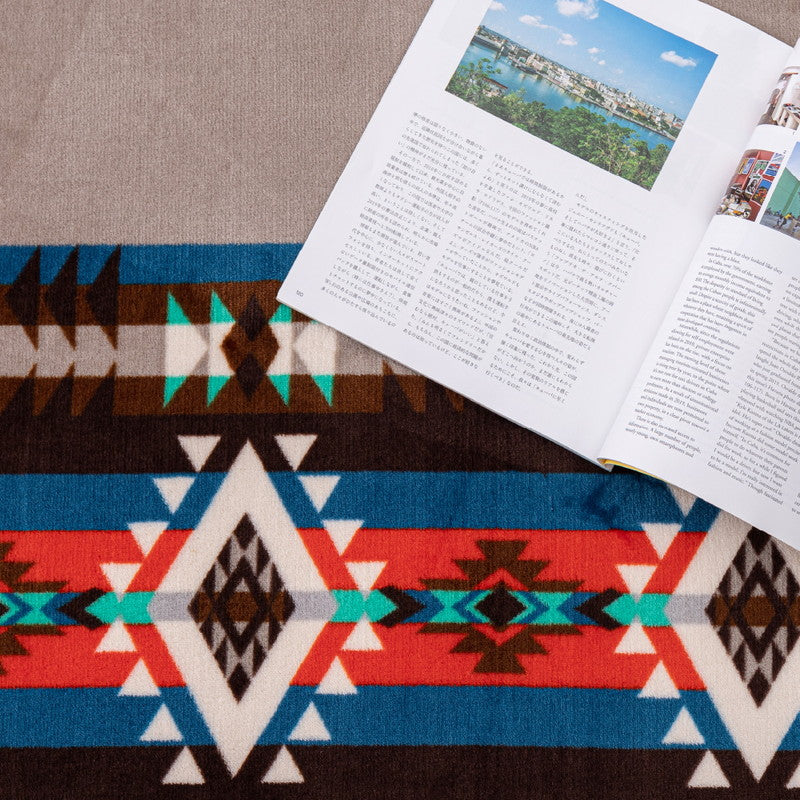 ラグ ラグマット 130×185 約1.5畳 ペンドルトン柄 お家でキャンプ気分 ペンドリム ふかふか フランネルラグ ウレタン お家キャンプ おうちキャンプ アウトドア ホットカーペット 床暖房対応(代引不可)