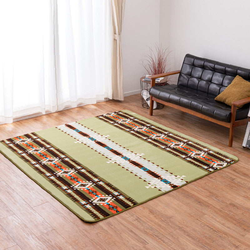 ラグ ラグマット 130×185 約1.5畳 ペンドルトン柄 お家でキャンプ気分 ペンドリム ふかふか フランネルラグ ウレタン お家キャンプ おうちキャンプ アウトドア ホットカーペット 床暖房対応(代引不可)