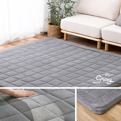 ふっくら厚手 メレンゲタッチラグ 極厚 190×240cm ラグマット ウレタン入り フランネル ホットカーペットカバー こたつ敷き かわいい 可愛い おしゃれ(代引不可)