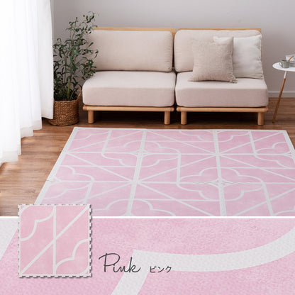 ジョイントマット プレイマット 大判 60cm 9枚 キュロス フロア マット ベビー 赤ちゃん かわいい 可愛い 室内用 屋内用 おしゃれ 子供部屋 敷き詰め ジョイントラグ(代引不可)