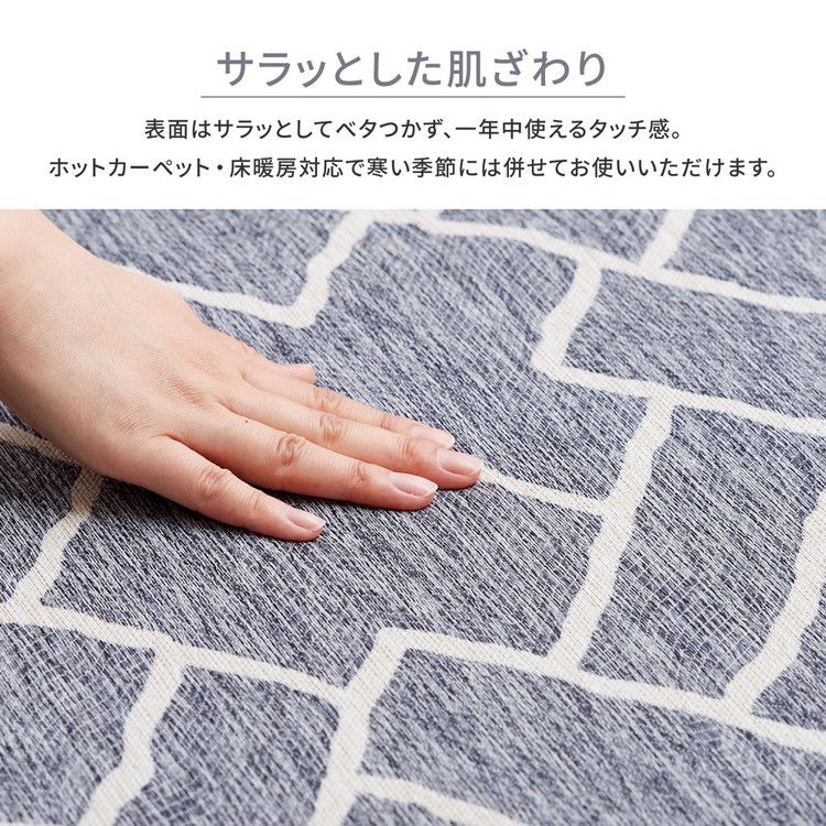 ラグ 薄手 185×240cm 抗菌 防臭 ジャガード織り デザインラグ ナチュラル シンプル オールシーズン ラグ ラグマット カーペット(代引不可)