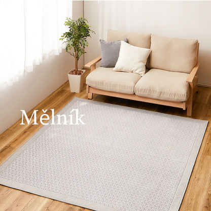 ヘリンボーン柄 フランネルラグ 200×240cm 洗えるラグ カービングフランネルラグ 幾何学模様 ヘリンボン柄 可愛い かわいい ラグマット カーペット 床暖房対応 オールシーズン おしゃれ(代引不可)