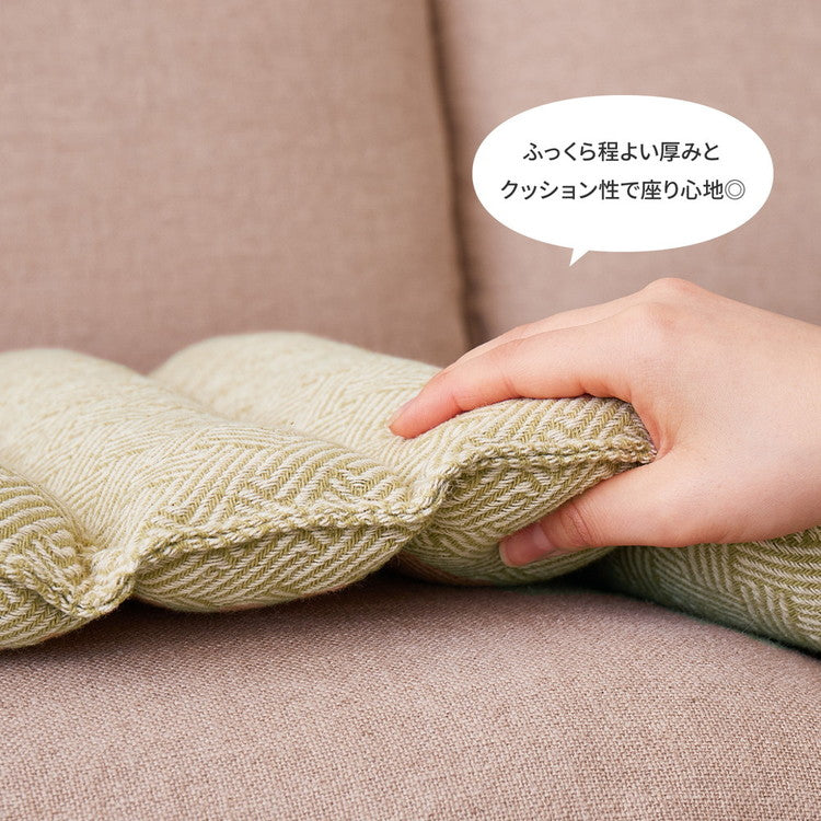 インド綿 ロングクッション アルト 約43×120cm 長座布団 ごろ寝クッション ごろ寝マット コットン100% ひも付き(代引不可)