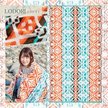 綿100% タオルブランケット 100×178cm アウトドア ビーチタオル 多機能 ブランケット ネイティブ柄 タオルケット エスニック 大判 厚手 キャンプ おしゃれ ひざ掛け マルチカバー(代引不可)