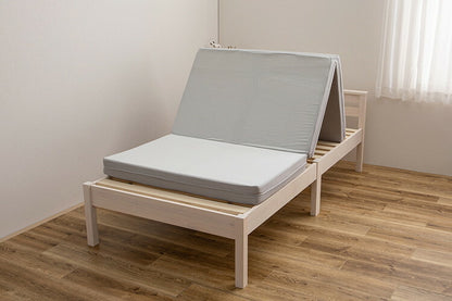 実用新案取得 ズレないマットレス PITARA ピタ―ら セミダブル SD ずれない 三つ折り マットレス 高反発 折りたたみ ウレタン 寝具 敷布団 マットレス単品(代引不可)