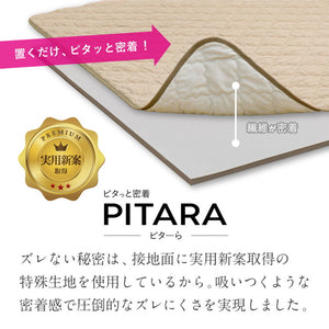 実用新案取得 ズレないアンダーラグ PITARA ピタ―ら 175x175cm 2畳 ずれない ラグの下敷き 極厚ウレタン 20mm クッション 騒音対策(代引不可)